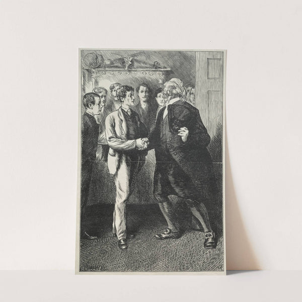 Tomkin’s Degree Supper and How it Ended (1868) by Charles Samuel Keene