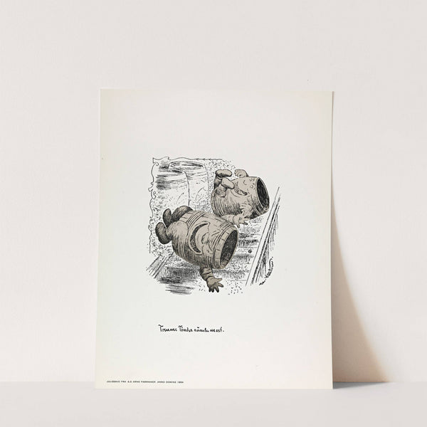 Tomme Tønder rumle mest (1898) by Theodor Kittelsen