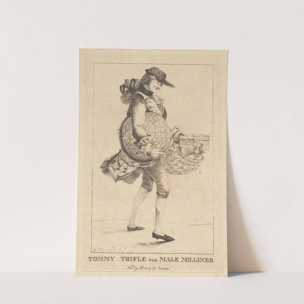 Tommy Trifle the Male Milliner by Mary Darly