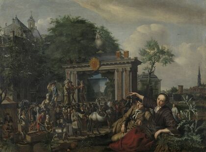 Toneelvoorstelling in de open lucht