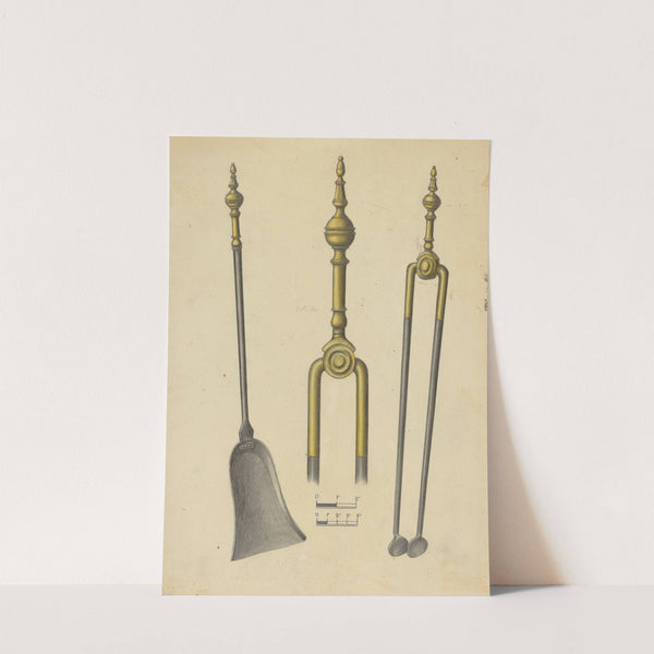 Tongs and Shovel by Hans Korsch