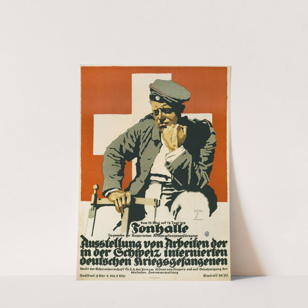 Tonhalle … Ausstellung von Arbeiten der in der Schweiz internierten deutschen Kriegsgefangenen (1918) by Ludwig Hohlwein