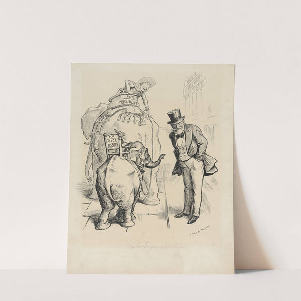 Too bl–kty small for Uncle Joe (1904) by William Allen Rogers