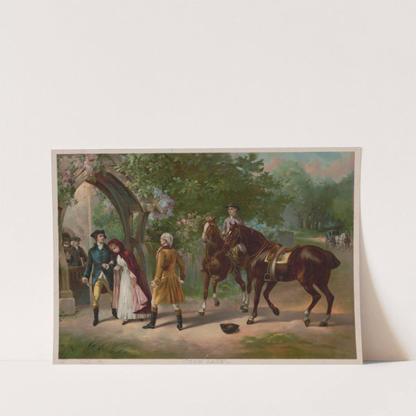 Too late (1893) by Knapp & Co.