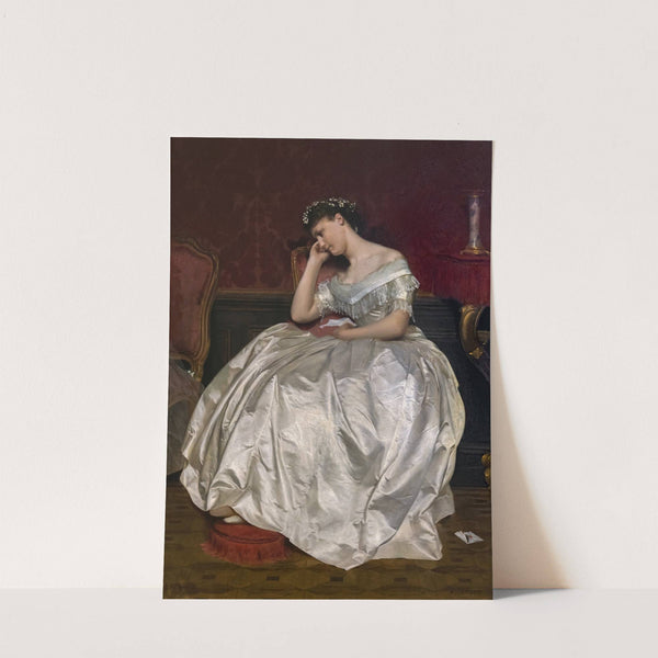 Too late or the letter (before 1885) by Armand Cambon