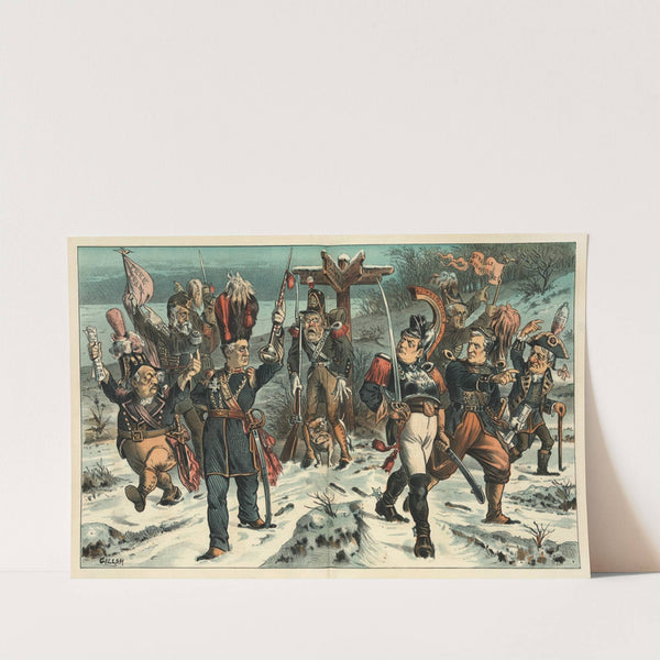 Too many leaders (1884) by Bernhard Gillam