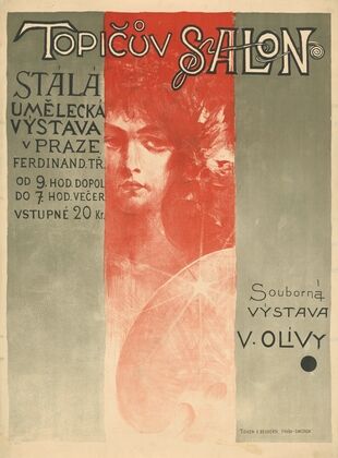 Topičův Salon. Vystava V. OLIVY (1897)