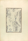 Topographical Map of the Course of the Meander River (Ancient Maender River, Now Menderes River)