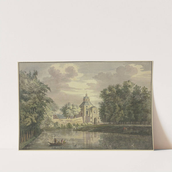 Tor zu Utrecht mit einem Teil der Promenade by Jacob van Liender