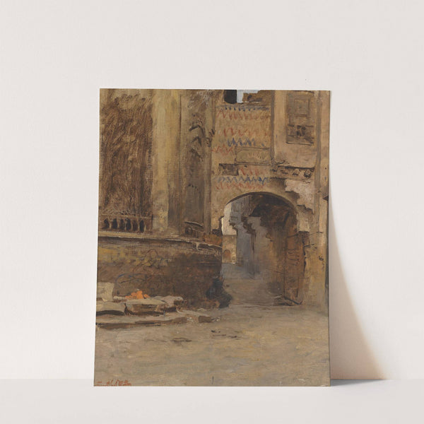 Torbogen in Kairo by Leopold Carl Müller