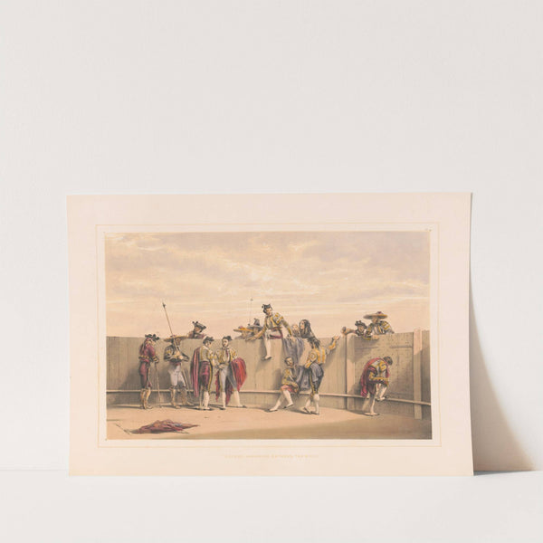 Toreros reposing between the bulls (1860-1870) by William Henry Lake Price