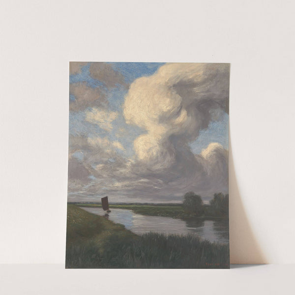 Torfboot auf der Hamme by Hans Am Ende