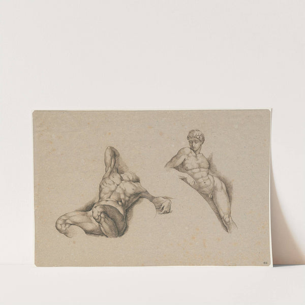 Torso v.e. mannelijk naakt by David Humbert de Superville