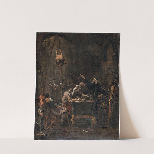 Torture Scene (1727 – 1730) by Alessandro Magnasco
