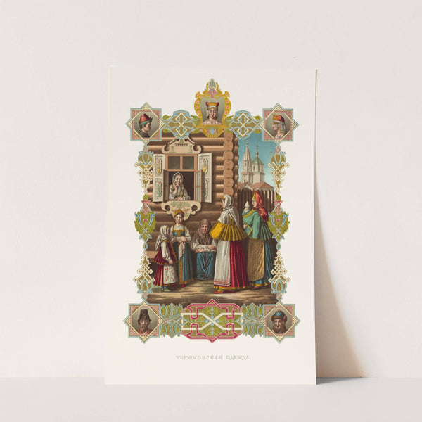 Torzhkovskaia odezhda by Fedor Grigoryevich Solntsev