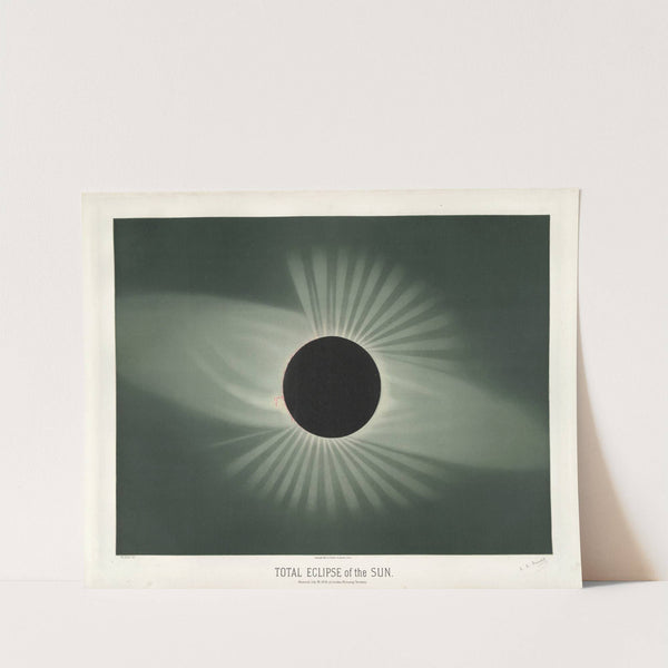 Total eclipse of the sun by Étienne Léopold Trouvelot