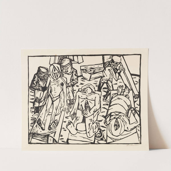 Totenhaus (1922) by Max Beckmann