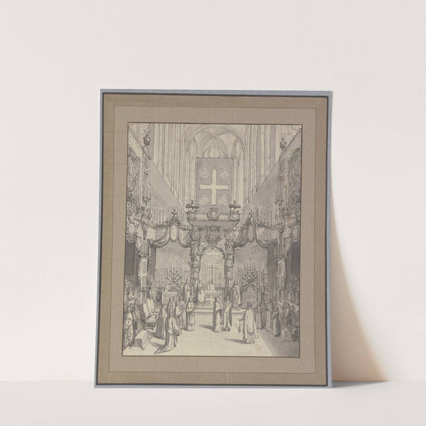 Totenmesse in St. Gervais in Paris by Sébastien Leclerc