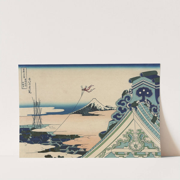 Tōto asakusa honganji by Katsushika Hokusai