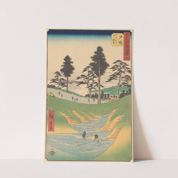 Totsuka (1855) by Andō Hiroshige