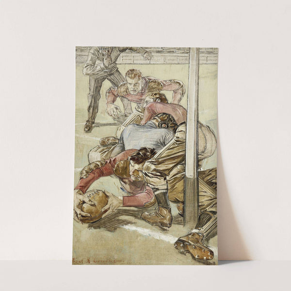 Touchdown (1909) by Frank Xavier Leyendecker