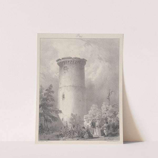 Tour aux Archives a Vernon by Richard Parkes Bonington