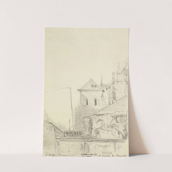 Tour carrée de Saint-Martin des Champs by Marie-Désiré Bourgoin