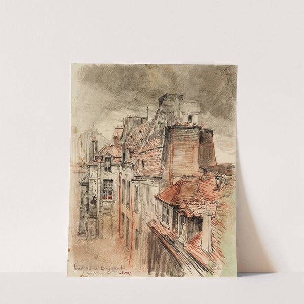 Tour Dagobert, rue Chanoinesse by Charles Jouas