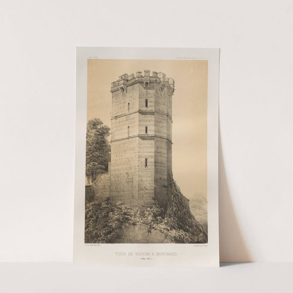 Tour de Buffon à Montbard (Côte d’Or) (1860) by Victor Petit