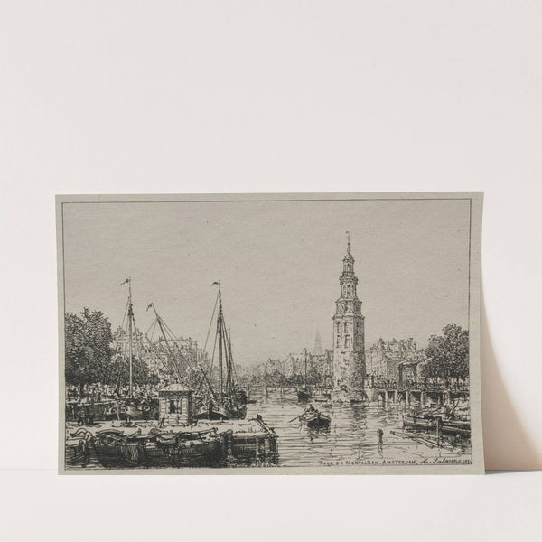 Tour de Montelban, Amsterdam (1884) by Maxime Lalanne
