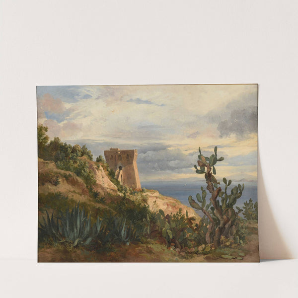 Tour en bordure de mer by Jacques-Raymond Brascassat