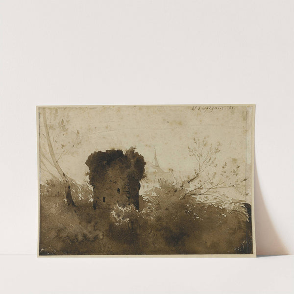 Tour en ruine (1862) by Henri-Joseph Harpignies