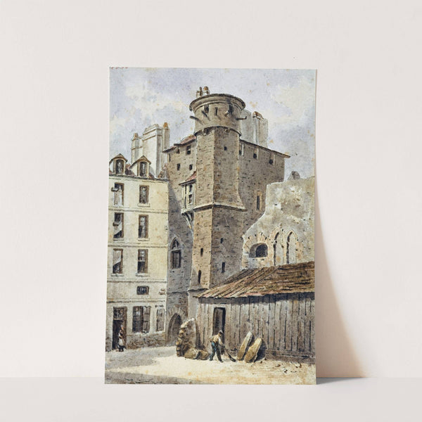 Tour Saint Jean de Latran. by Auguste-Sébastien Bénard