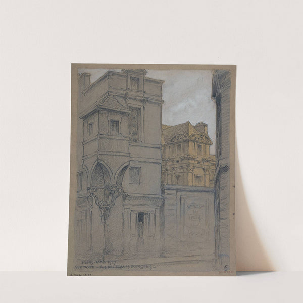 Tourelle de l'hôtel Lamoignon, coin de la rue des Francs-Bourgeois et rue Pavée by Ferdinand Boberg