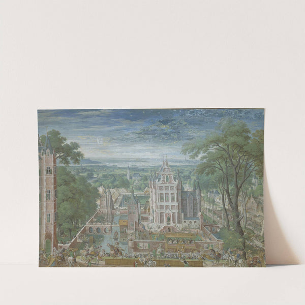 Tournament outside a Castle by Hans Bol