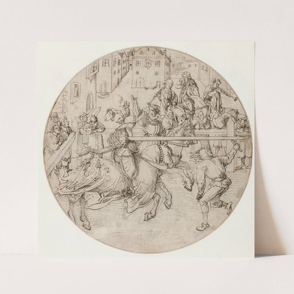 Tournament Scene (1510–1515) by Jörg Breu The Elder