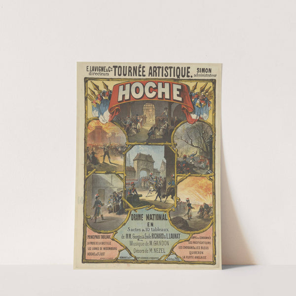 Tournée artistique E. Lavigne et Cie, directeurs. Hoche (1879) by Imp. Romanet