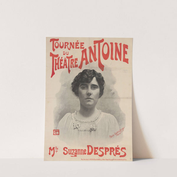 Tournée du Théatre Antoine. Mlle Suzanne Desprès (1903) by Louis Geisler