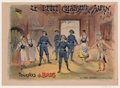 Tournées J. Brus. ‘Le Petit chasseur alpin’ (1894)