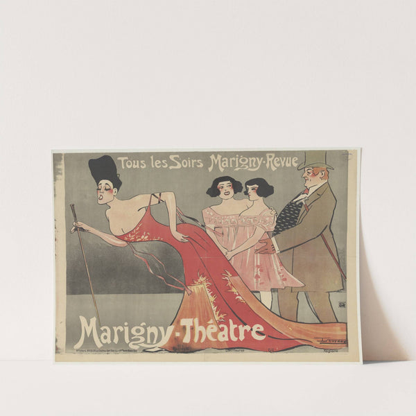 Tous les soirs Marigny-Revue. Marigny Théâtre (1906) by Maurice Lourdey