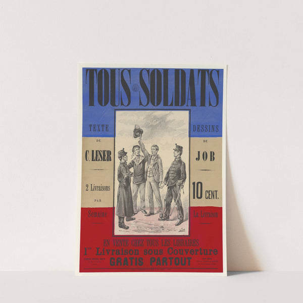Tous soldats. Texte de Charles Leser (1892) by Job (Jacques Marie Gaston Onfray De Breville)
