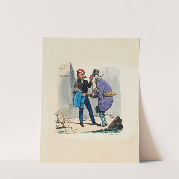 Tout flatteur vit aux dépens de celui qui l’écoute by Charles-Joseph Traviès de Villers