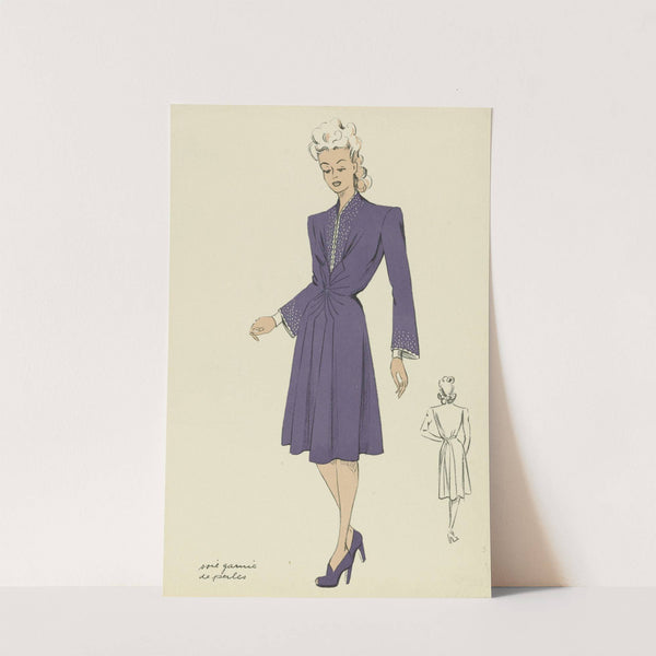 Soie garnie de perles by Anonymous