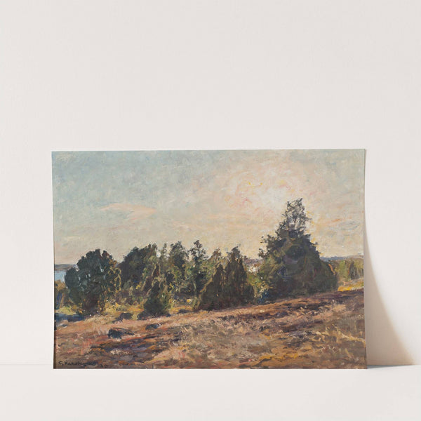 Towards Evening. Horsö in The Tjust archipelago by Gottfrid Kallstenius