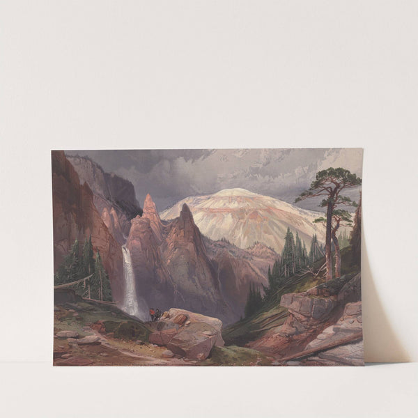 Tower Falls and Sulphur Mountain, Yellowstone (1875) by Thomas Moran