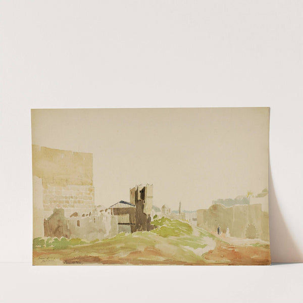 Tower Of Hypacus, Jerusalem by Miner Kilbourne Kellogg