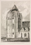 Tower of the Church of Tréport, near Eu (1821)