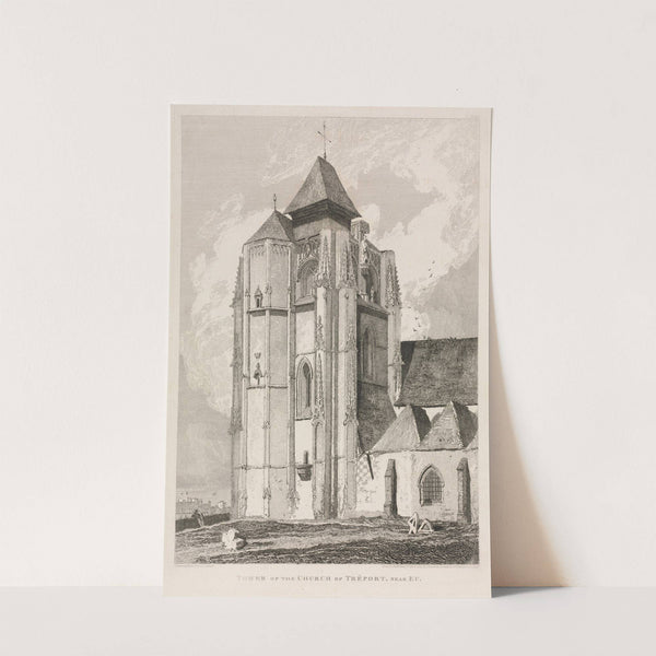 Tower of the Church of Tréport, near Eu (1821) by John Sell Cotman
