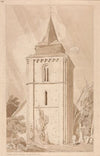 Tower of the Village Church of Saint Maclou, Normandy