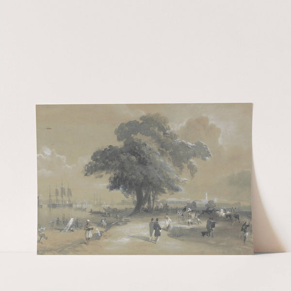 Town and Port of Calcutta by Sir Charles D'Oyly